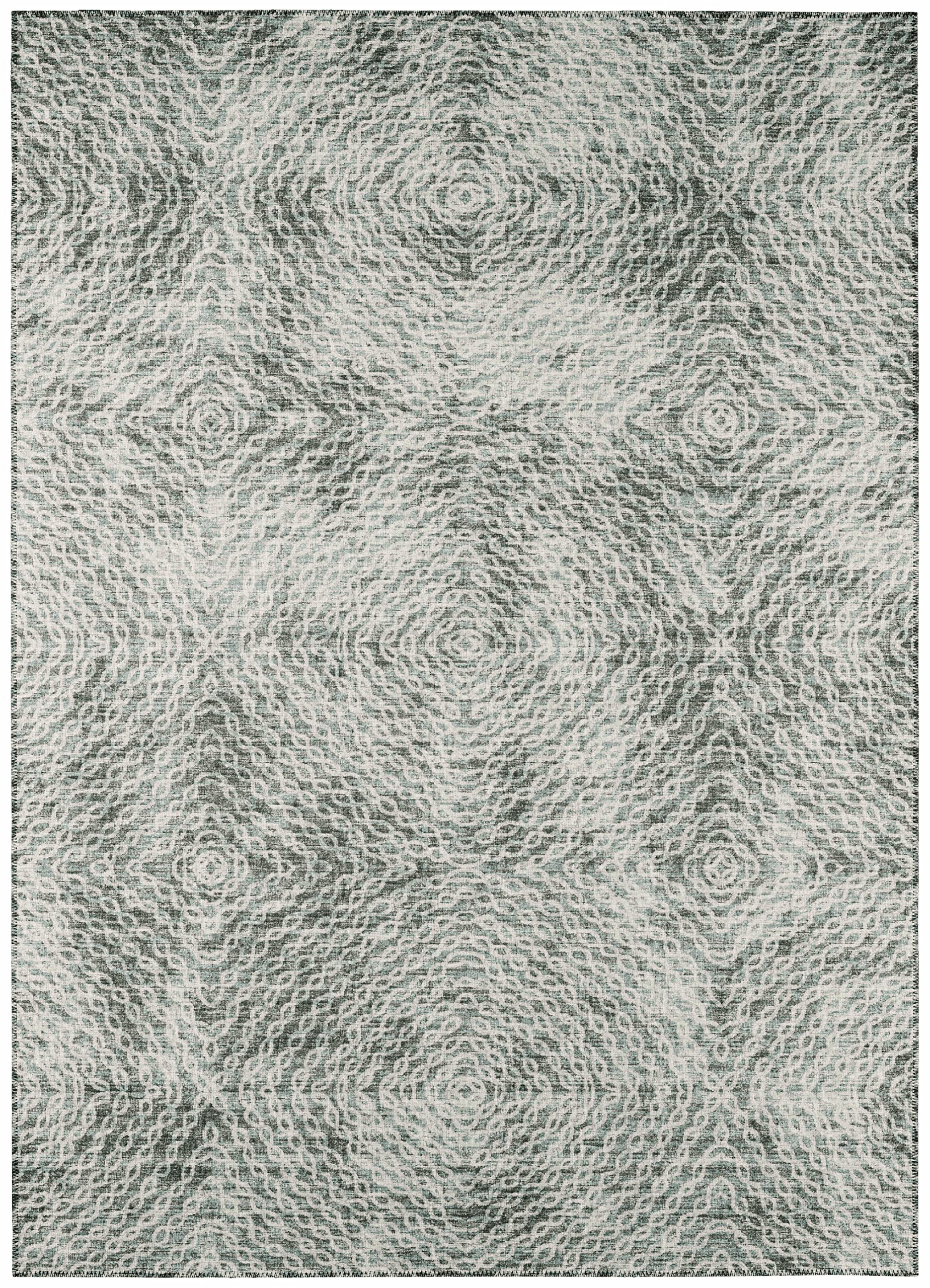 Addison Rugs Bravado Abv33 Ash Washable 5' X 7'6" Indoor Outdoor Area Rug, Easy Clean, Machine Washable, Non Shedding, Bedroom, Entry, Living Room, Dining Room, Kitchen, Patio Rug