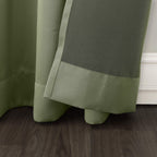 Sun Zero Becca Energy Efficient Grommet Curtain Panel, 40'' X 63'', Sage Green