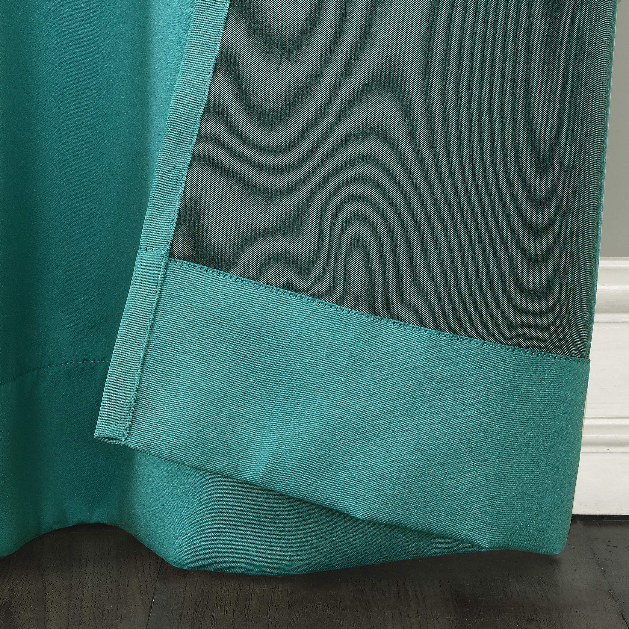 Sun Zero Becca Energy Efficient Grommet Curtain Panel, 40'' X 95'', Marine