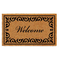 Calloway Mills 102243672 Breaux Welcome Doormat, 3' X 6', Natural/Black