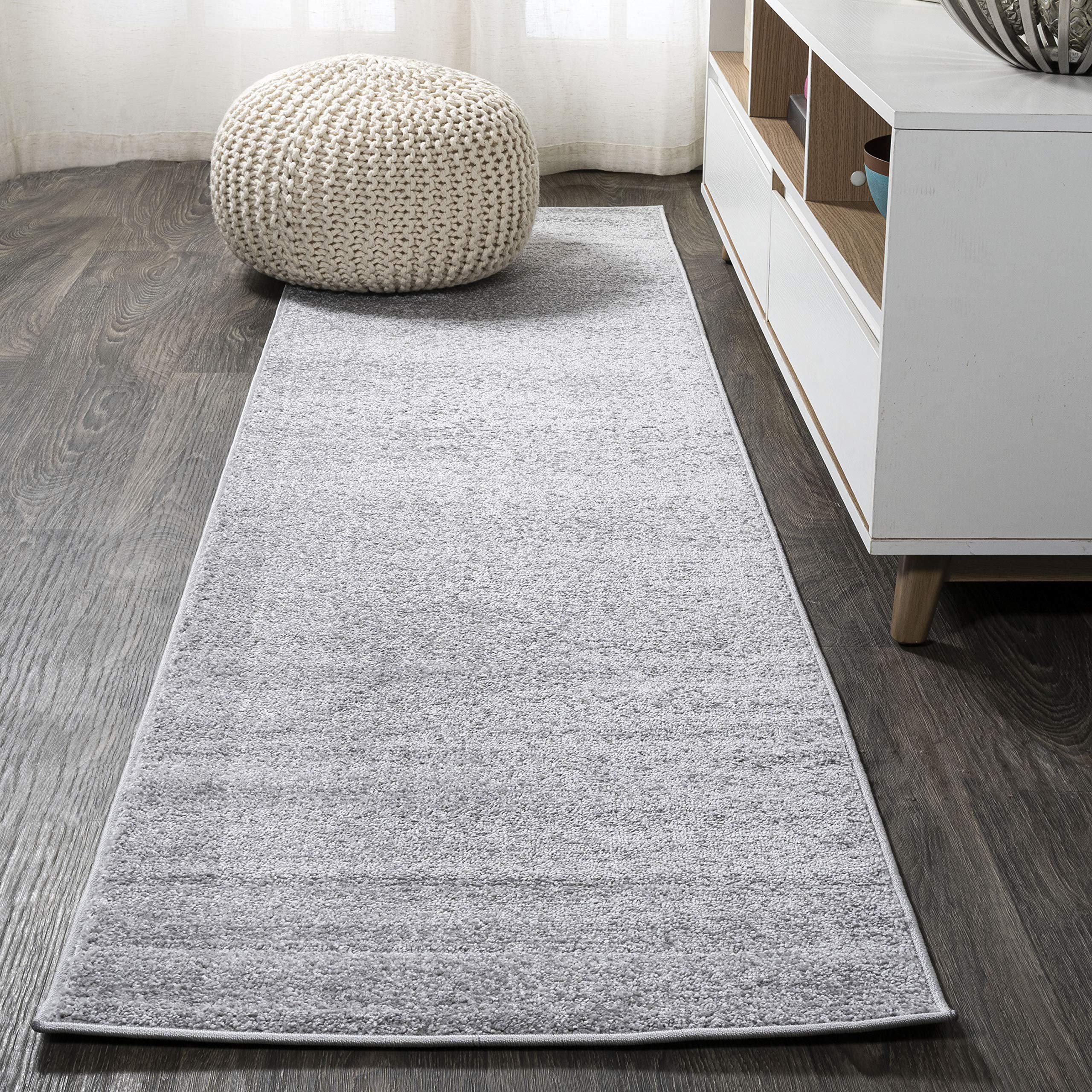 JONATHAN Y SEU100K-210 Haze Solid Low-Pile Indoor Area-Rug Casual Contemporary Solid Traditional Easy-Cleaning Bedroom Kitchen L