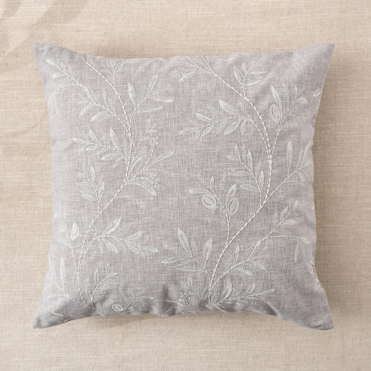 Home Centre Tahoe Floral Embroidered Cushion Cover  45X45Cm