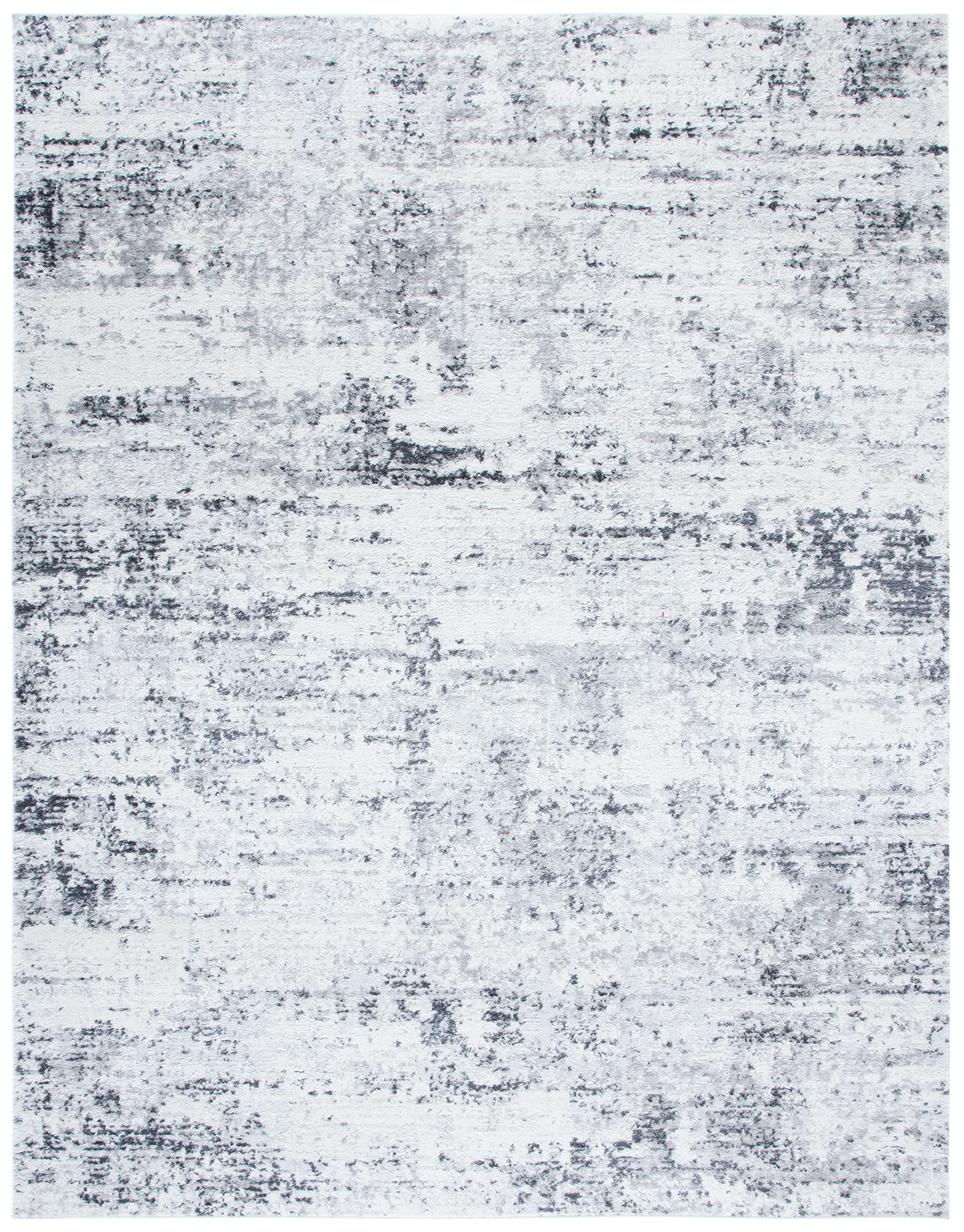 Safavieh Amelia Collection Area Rug - 10' X 14', Ivory & Grey, Modern Abstract Design, Non-Shedding & Easy Care, Ideal For High