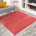 JONATHAN Y SEU100E-7SQ Haze Solid Low-Pile Area Rug, Coastal, Bohemian, Minimalist, Classic, Farmhouse, Casual, Glam for Living 