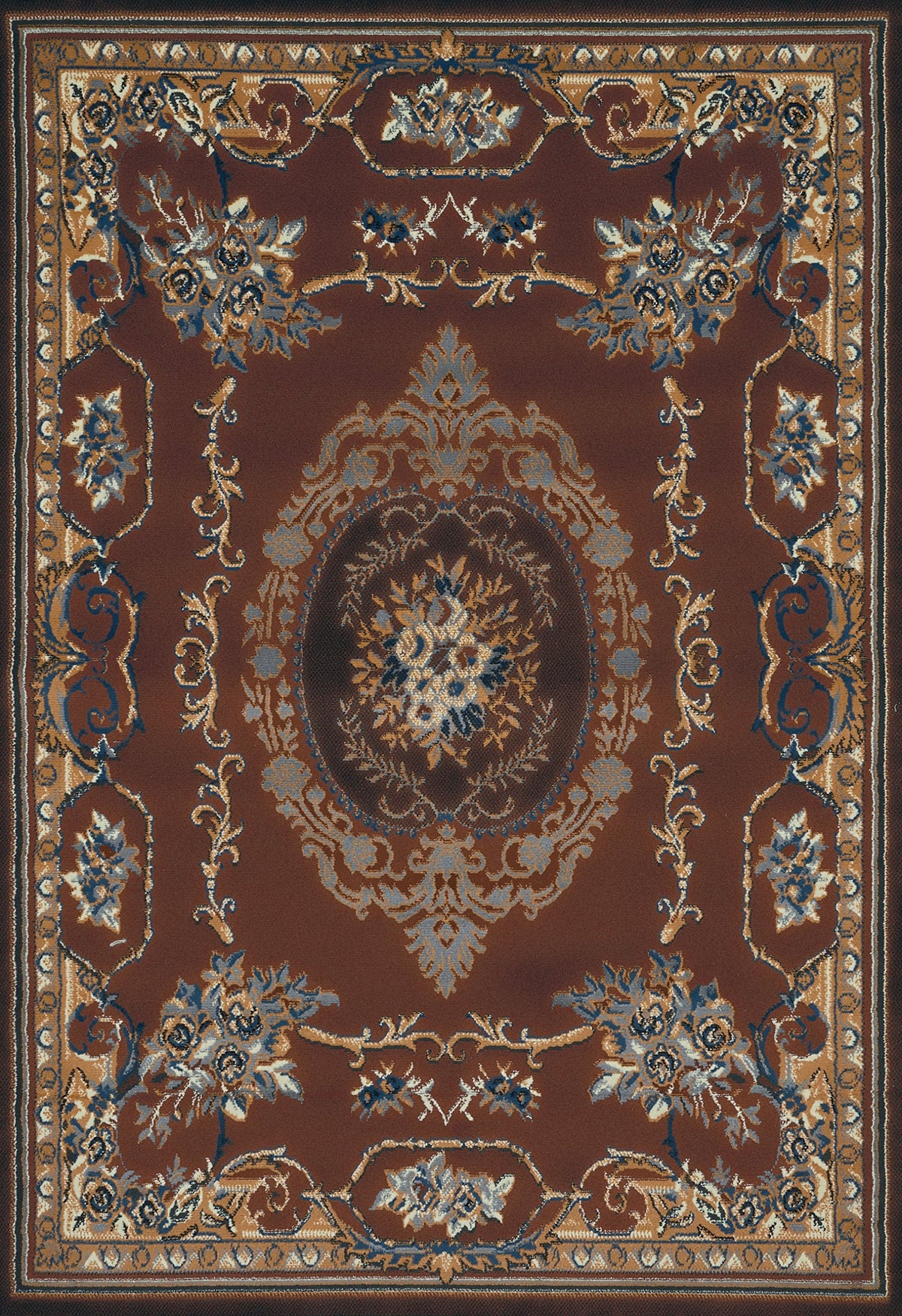 United Weavers Of America Manhattan Collection Indoor Rug, 311 Inch  X 53 Inch , Brown