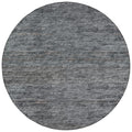 Addison Rugs Marston 8' X 8' Transitional Gray Indoor Outdoor Round Rug, Easy Clean, Machine Washable, Non Shedding, Bedroom, Living Room, Dining Room, Kitchen, Patio Rug