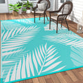 Genimo Outdoor Rug 8' X 10' Waterproof For Patios Clearance, Reversible Outdoor Plastic Straw Camping Rug Carpet, Large Area Rug