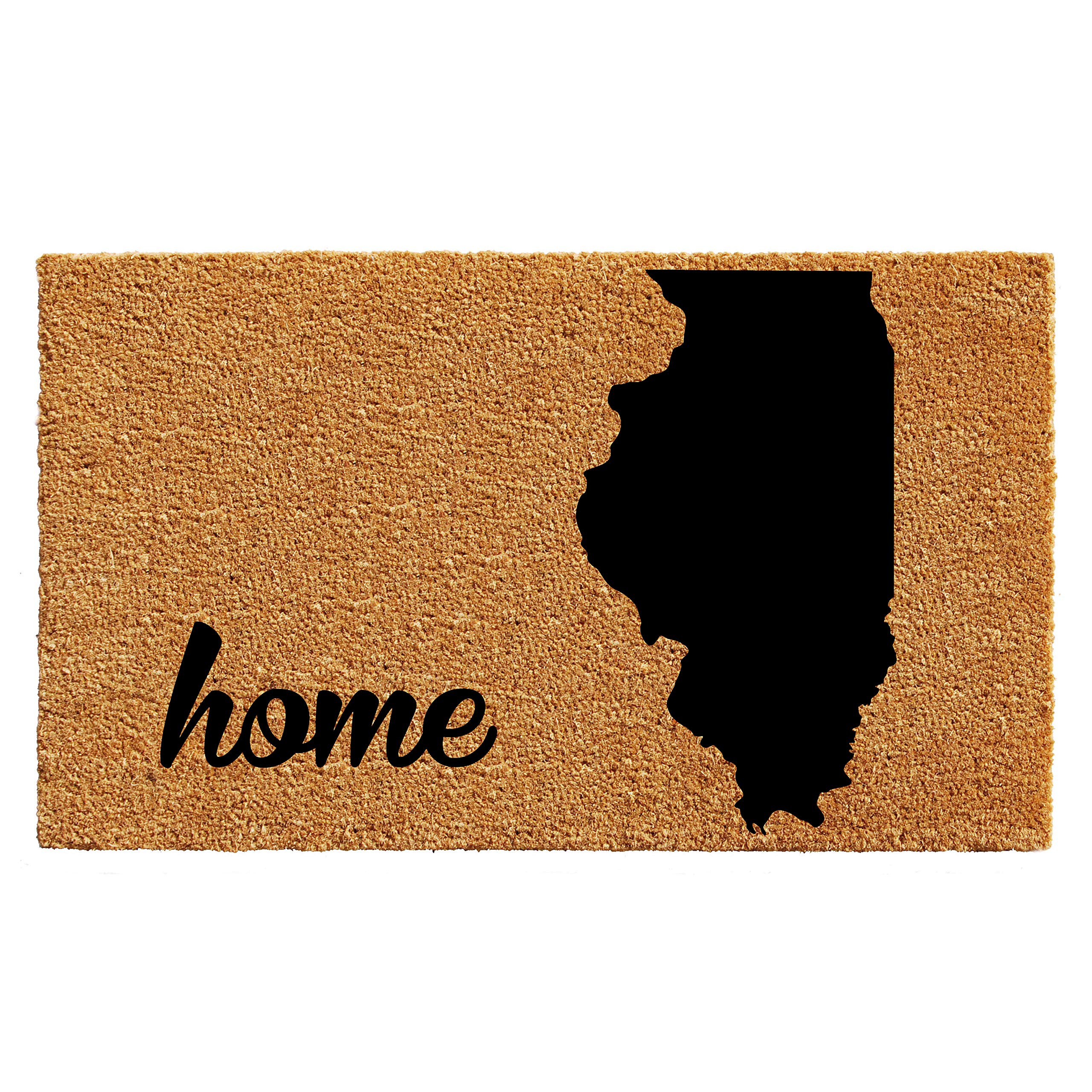 Calloway Mills 105212436 Illinois Doormat, 24' X 36', Natural/Black