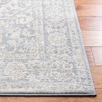 Safavieh Brentwood Collection 4' X 6' Light Grey/Ivory Bnt832F Medallion Distressed Non-Shedding Living Room Bedroom Accent Rug
