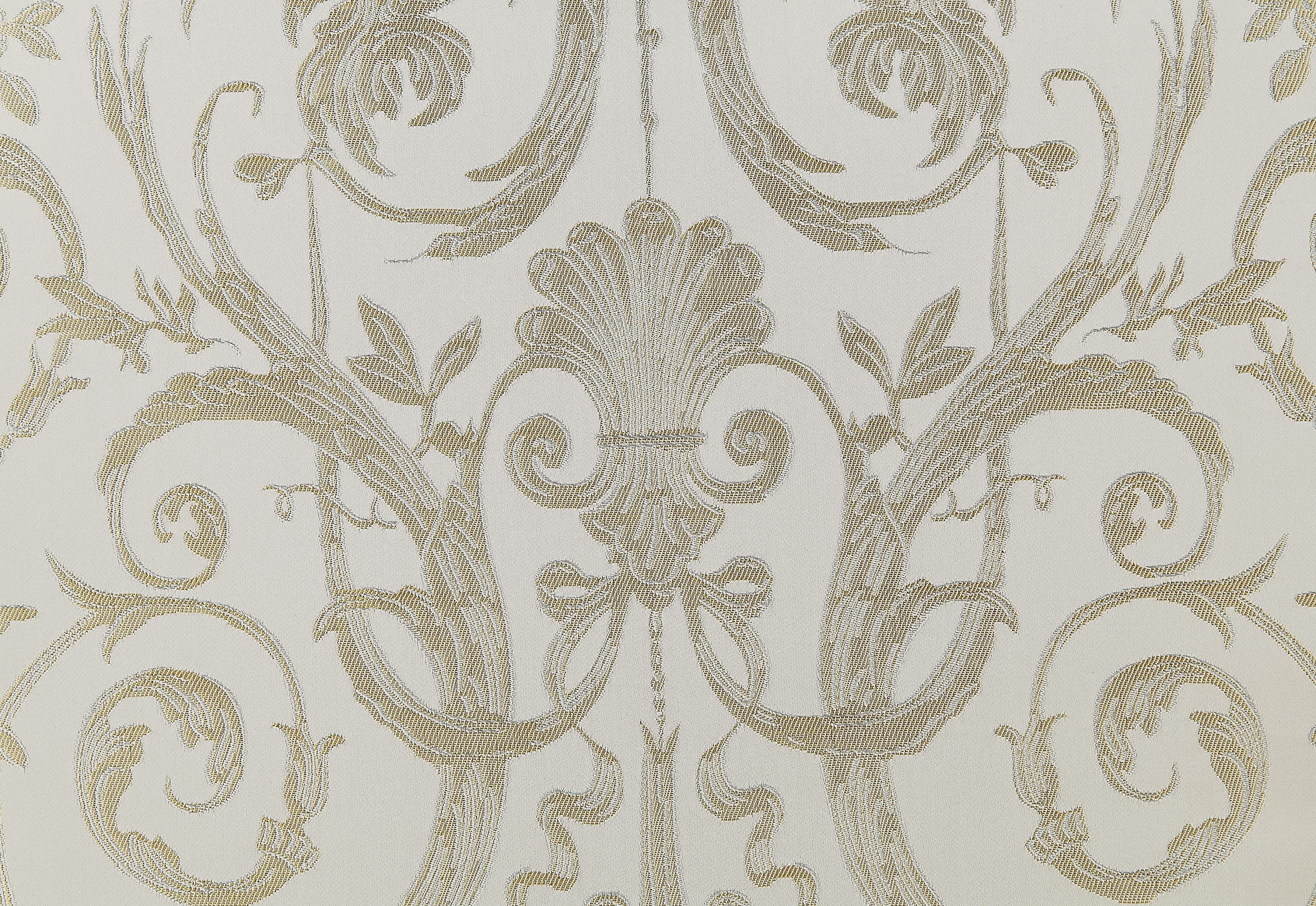 Acme Bently Nailhead Trim Fabric Upholstery Side Chair in Champagne (Set of 2)