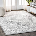 JONATHAN Y MDP100A-4 Modern Vintage Medallion Indoor Area -Rug Country Floral Easy -Cleaning Bedroom Kitchen Living Room, 4 X 6,