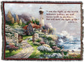 Pure Country Weavers Coastal Splendor Blanket Xl By James Lee - I Am The Light Of The World - Scriptures - John 8:12 - Religious