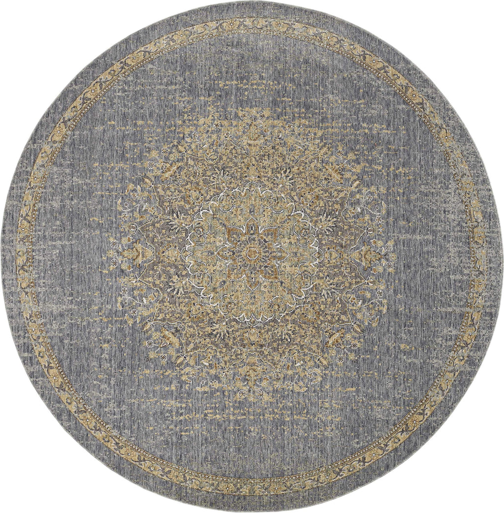 HomeRoots Decor 108' X 156' X 0.'5' Slate Grey Wool Rug