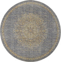 HomeRoots Decor 108' X 156' X 0.'5' Slate Grey Wool Rug
