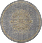 HomeRoots Decor 108' X 156' X 0.'5' Slate Grey Wool Rug