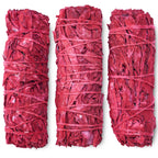 Dragon'S Blood Sage Smudge Sticks For Cleansing House, Meditation, Yoga, Negative Energy Cleanse | 4 Inch Dragon Blood Sage Bund