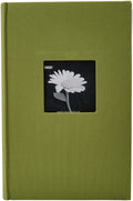Fabric Frame Cover Photo Album 300 Pockets Hold 4x6 Photos, Herbal Green