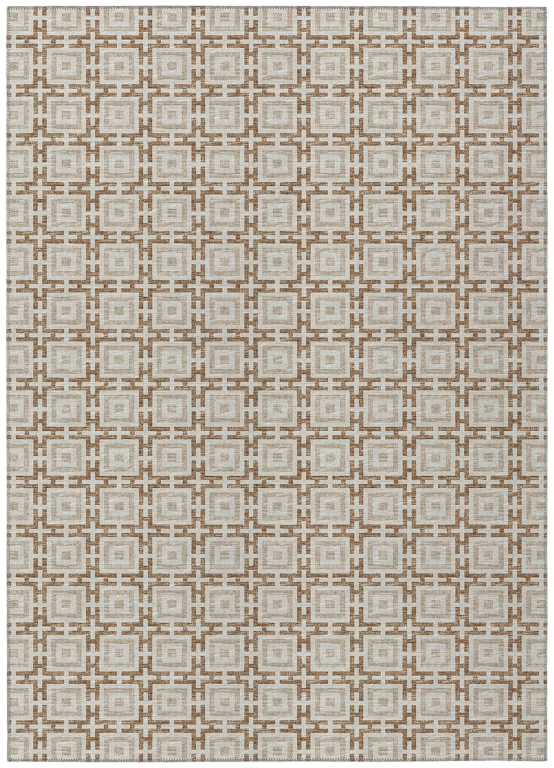 Dalyn Rugs Marlo Mo1 Taupe 8' X 10' Indoor Outdoor Area Rug, Easy Clean, Machine Washable, Non Shedding, Bedroom, Living Room, Dining Room, Kitchen, Patio Rug