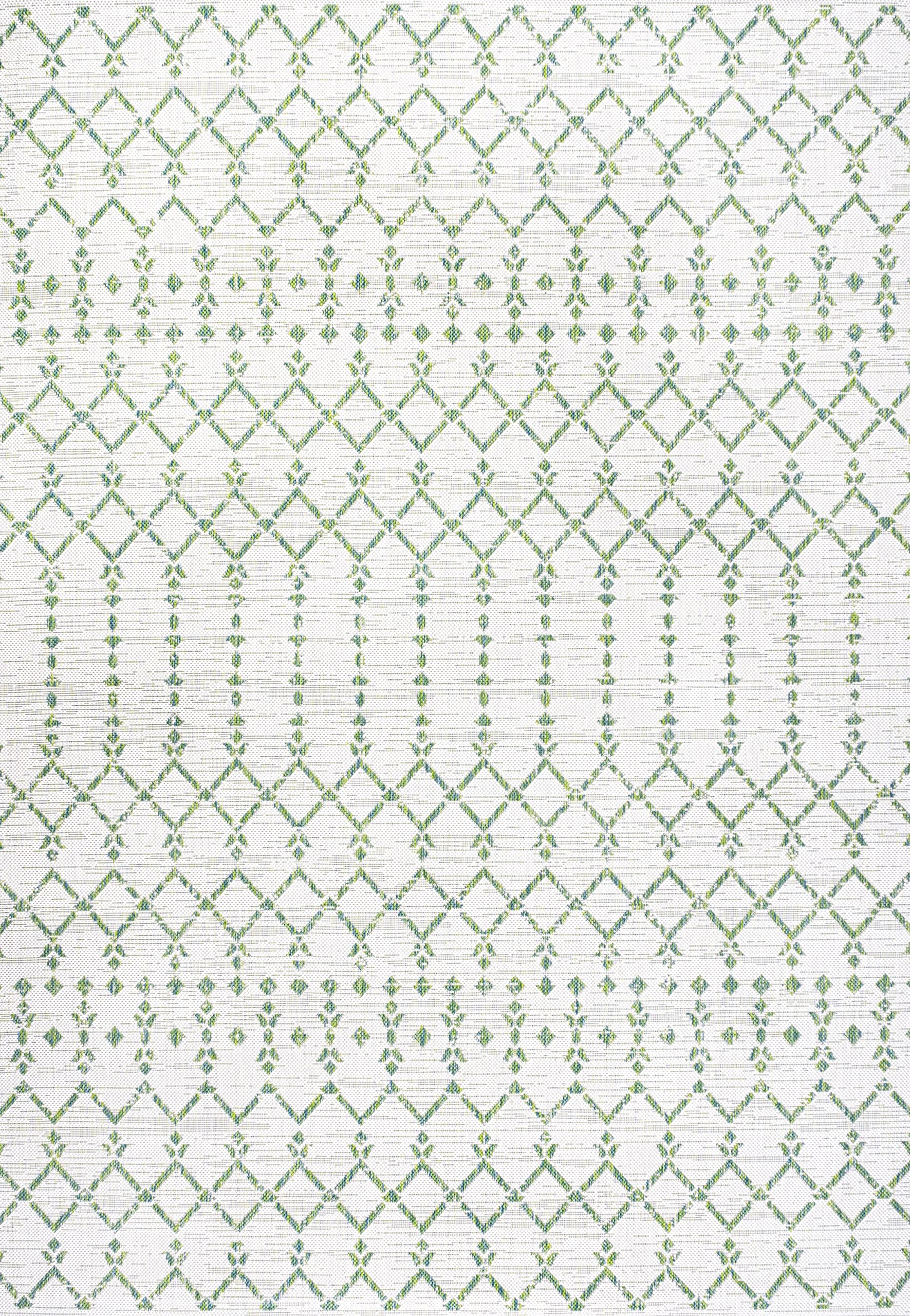 Jonathan Y Smb108R-8 Ourika Moroccan Geometric Textured Weave Indoor Outdoor Area-Rug, Bohemian Rustic Scandinavian Easy-Cleanin