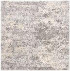 Safavieh Berber Shag Collection 2' X 2' Square Grey / Cream Ber219G Modern Abstract Non-Shedding Living Room Bedroom Dining Room