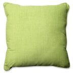 Pillow Perfect Pompeii Solid Indoor/Outdoor Floor Pillow Plush Fill, Weather And Fade Resistant, Floor - 25' X 25', Green,
