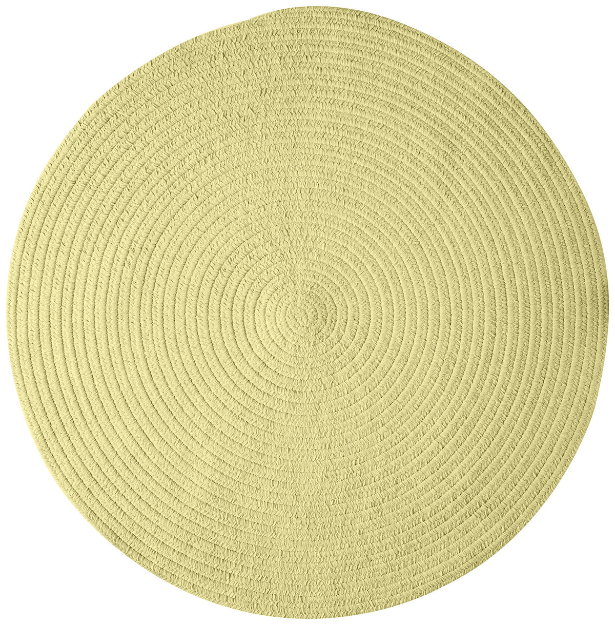 Spring Meadow Braided Rug, 12X12, Sprout Green