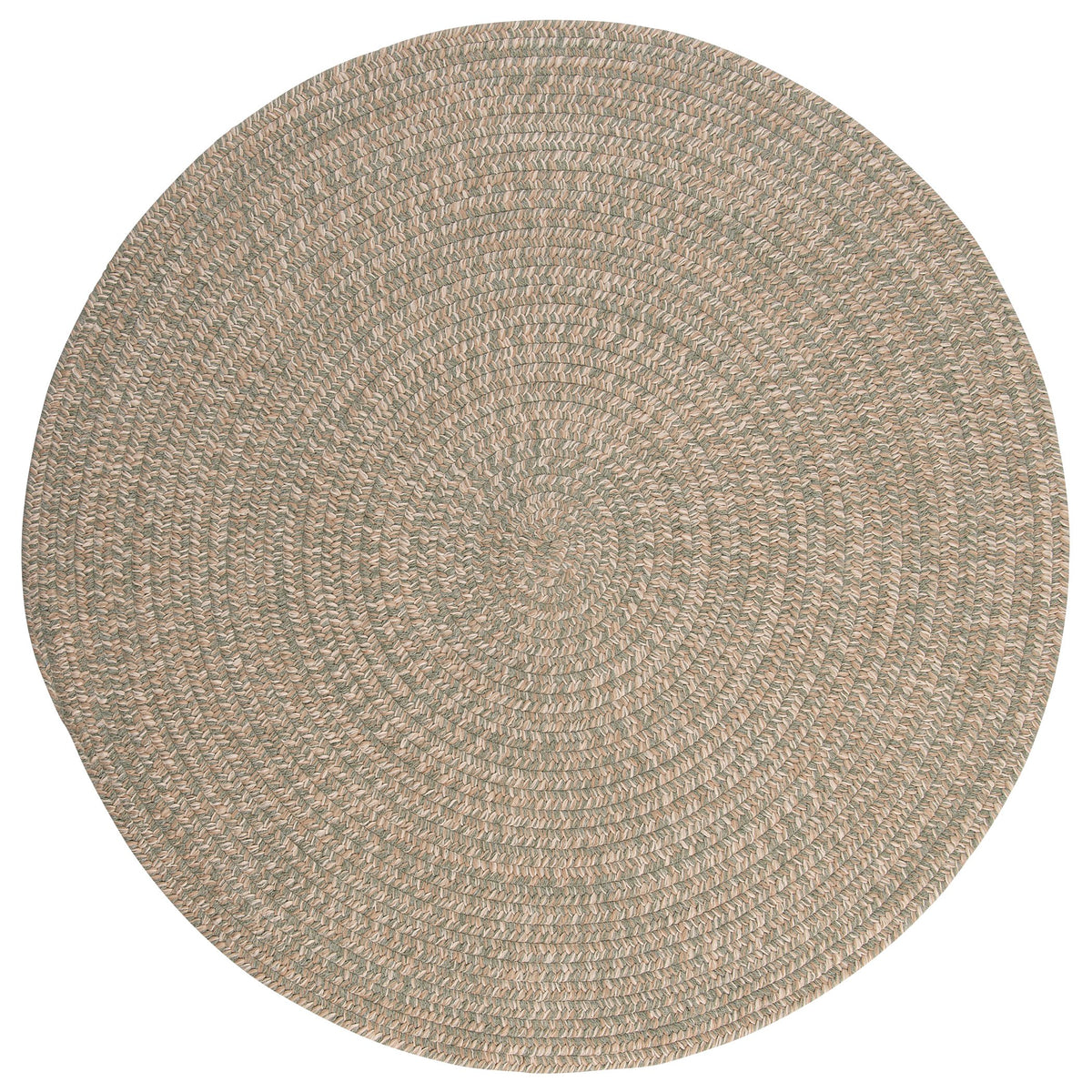 Tremont Round Area Rug, 8 By 8-Feet, Palm