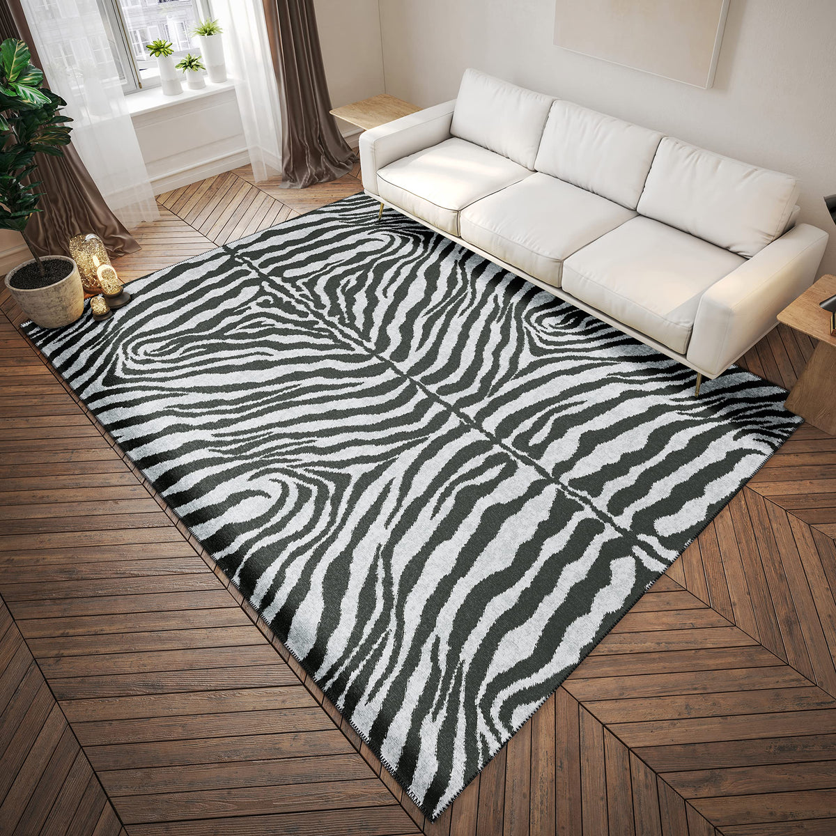 Addison Rugs Safari Asf31 Grey Washable 9' X 12' Indoor Outdoor Area Rug, Easy Clean, Machine Washable, Non Shedding, Bedroom, Entry, Living Room, Dining Room, Kitchen, Patio Rug