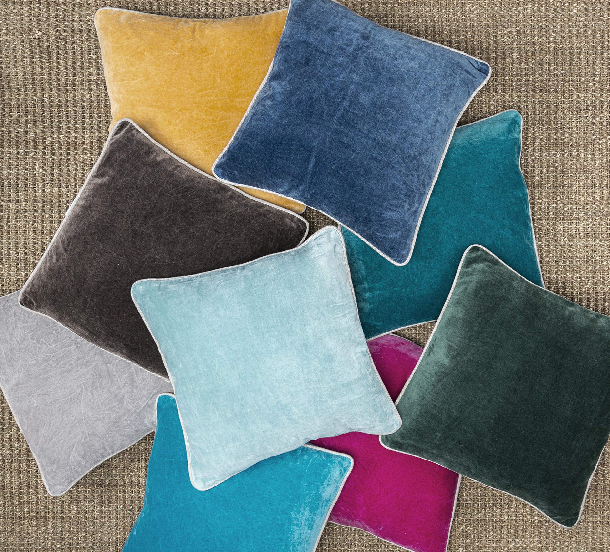 Kosas Home Harriet Accent Pillow, 18x18, Grey