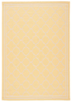 Safavieh Courtyard Collection 6'7' X 9'6' Gold/Beige Cy6918 Trellis Indoor/ Outside Waterproof Easy Cleansingpatio Backyard Mudroom Area Mat