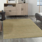 Nourison Essentials Indoor/Outdoor Green Gold 5' X 7' Area Rug, Easy Cleaning, Non Shedding, Bed Room, Living Room, Dining Room, Backyard, Deck, Patio (5X7)