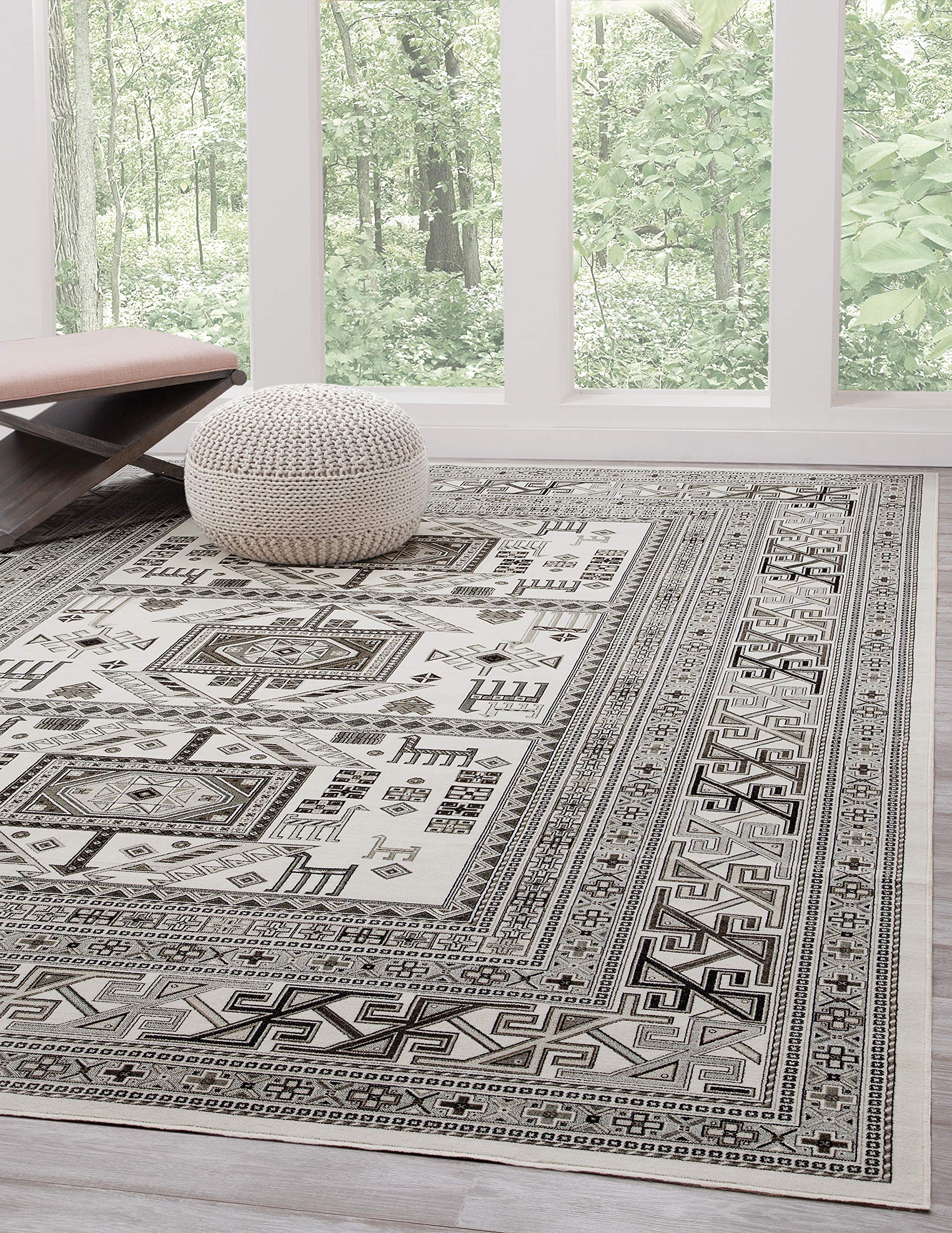 Abacasa Sonoma Myan Ivory/Grey Area Rug