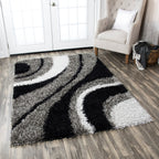 Rizzy Home Kempton Collection Knmkm232300330507 Hand Tufted Area Rug, 5' X 7', Multicolor