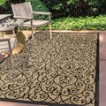 Jonathan Y Smb107A-9 Madrid Vintage Filigree Textured Weave Indoor Outdoor Area-Rug Classic Coastal Easy-Cleaning Bedroom Kitche