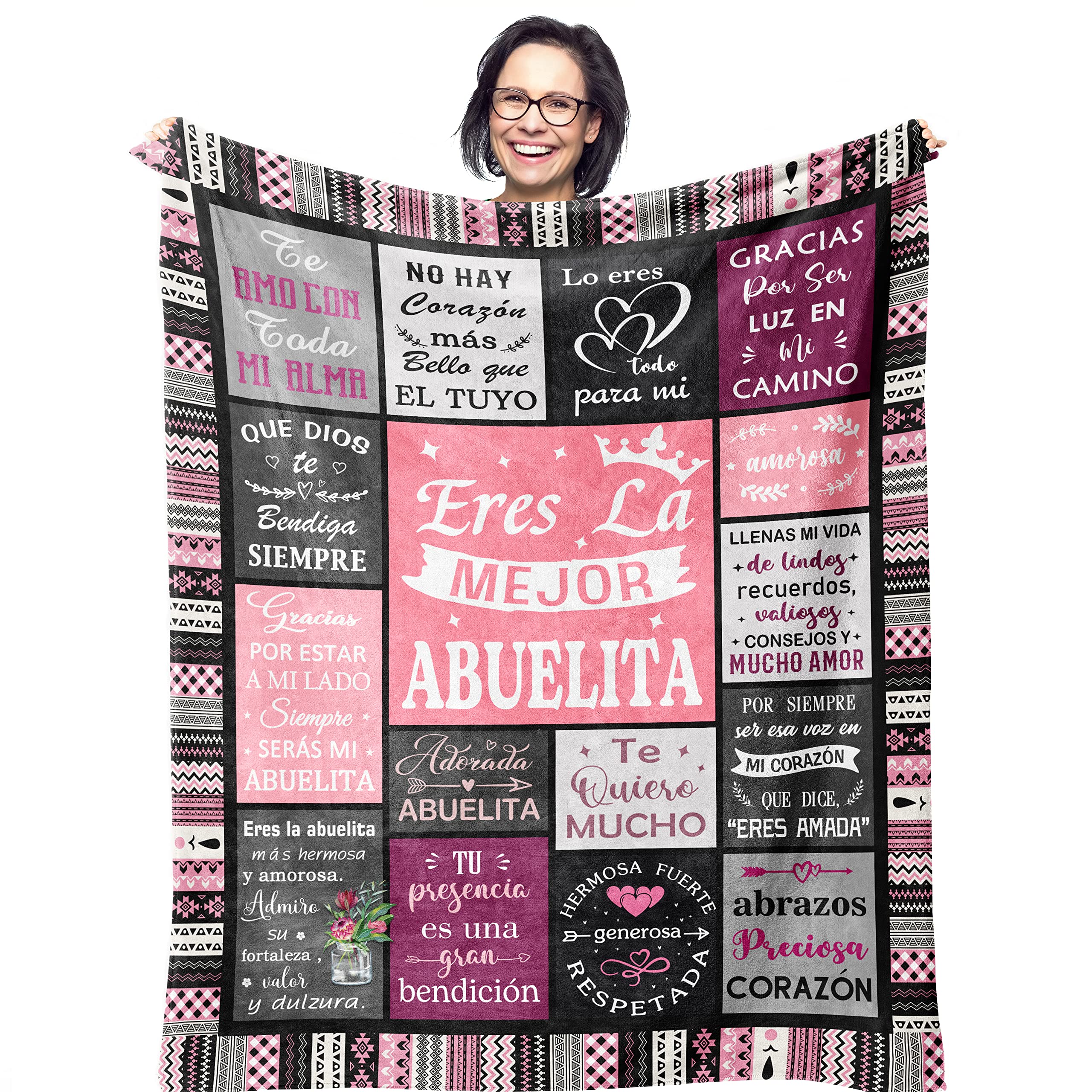 Ruvinzo Grandma Gifts In Spanish, Mothers Day Birthday Gifts For Grandma, Abuela Gifts, Regalos Para Abuela, Grandmother Gifts,