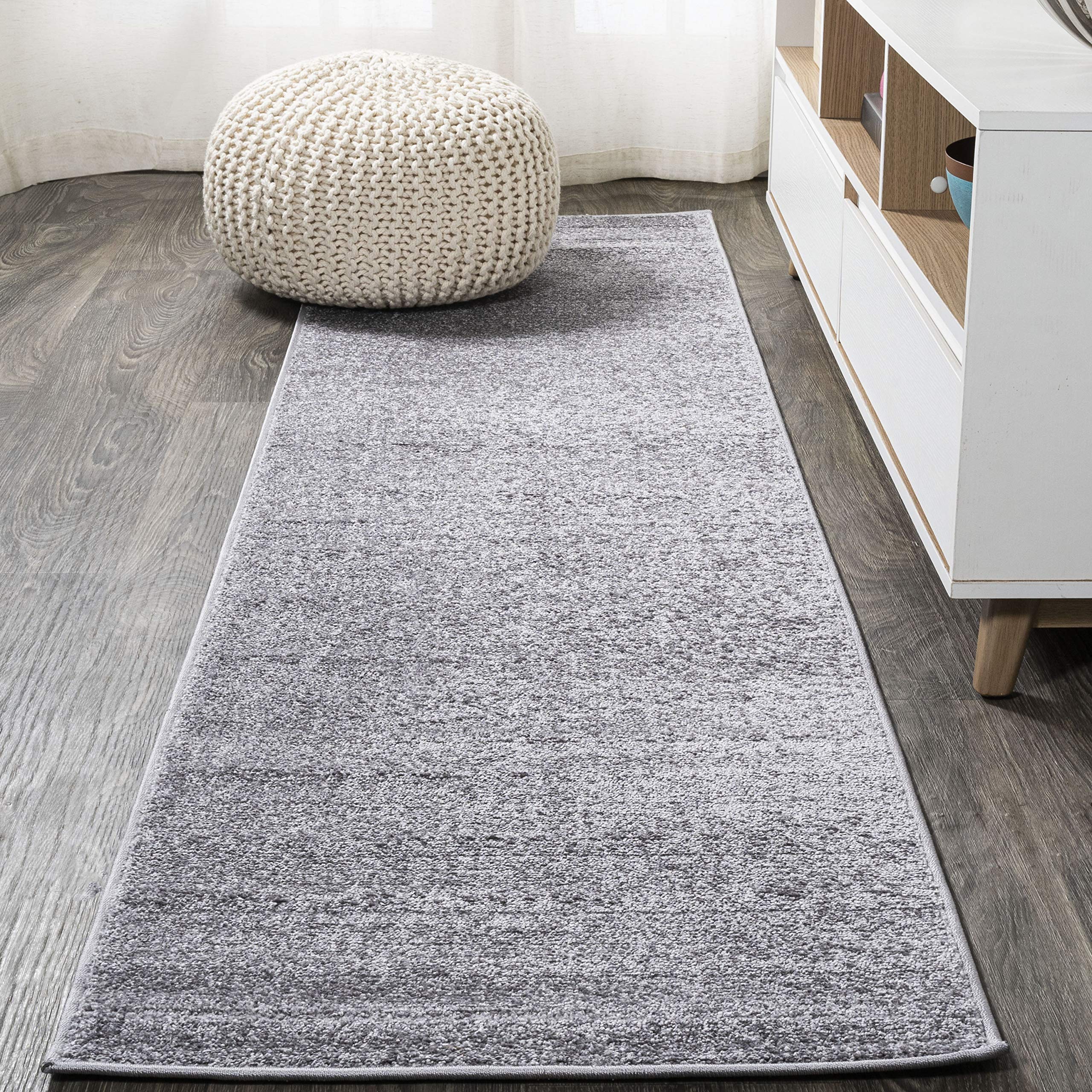 JONATHAN Y SEU100A-212 Haze Solid Low-Pile Indoor Runner Rug, Coastal, Bohemian, Minimalist, Classic, Casual for Bedroom,Kitchen