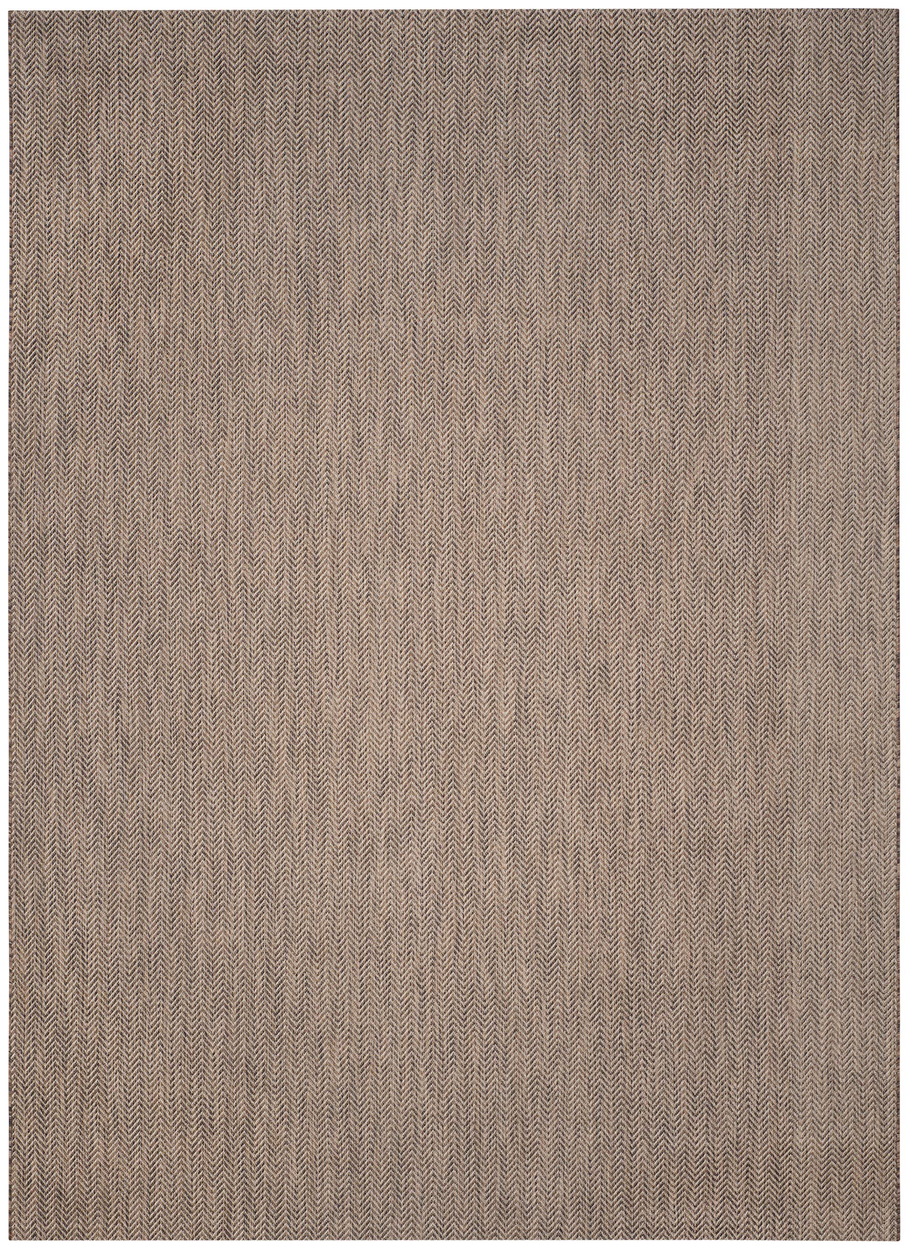 Safavieh Courtyard Collection Area Rug - 8' X 10', Brown & Beige, Non-Shedding & Easy Care, Indoor/Outdoor & Washable-Ideal For