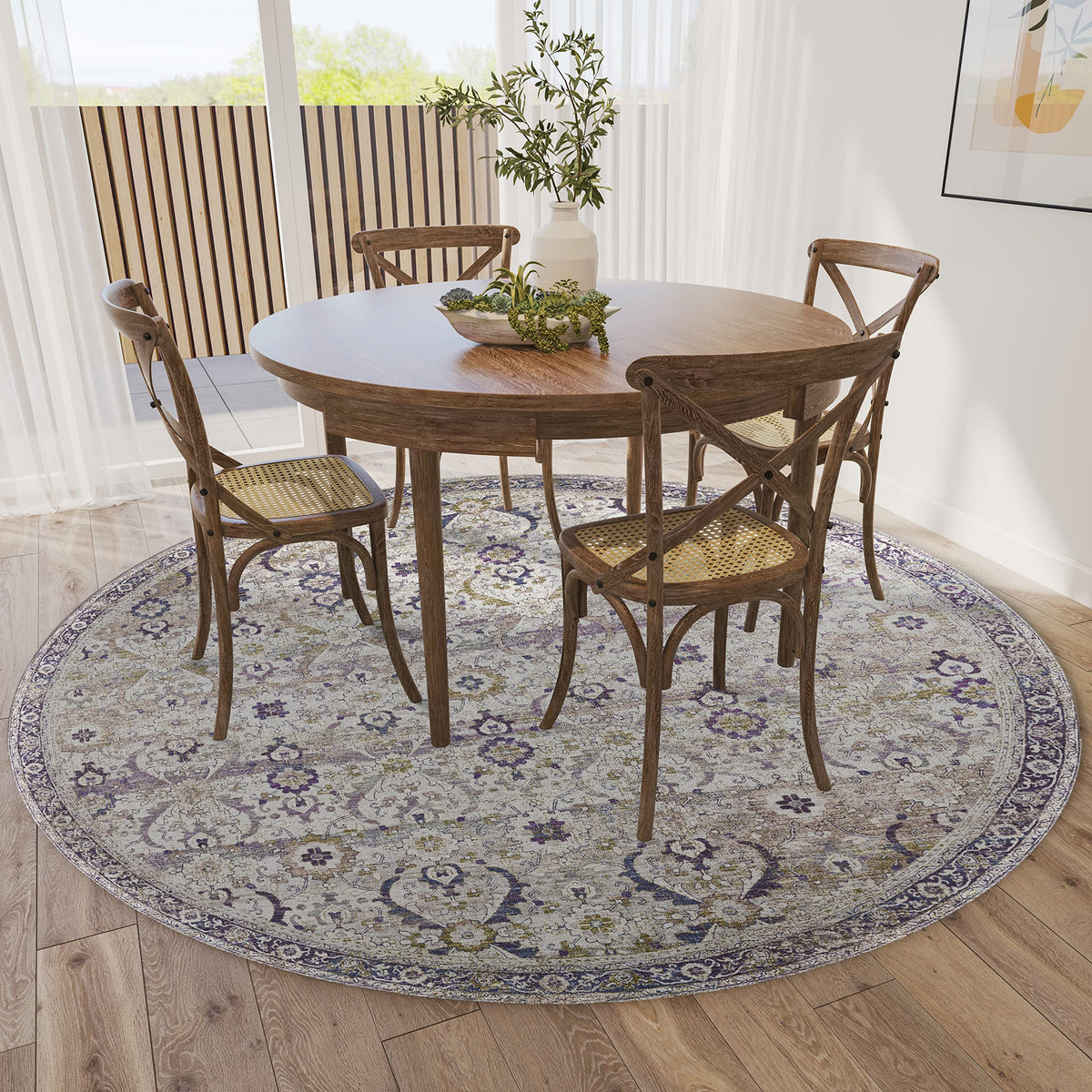 Dalyn Rugs Jericho Jc1 Oyster 10' X 10' Rectangle Soft Round Rug, Easy Clean, Non Shedding, Bedroom, Entry, Living Room, Dining Room, Kitchen Rug