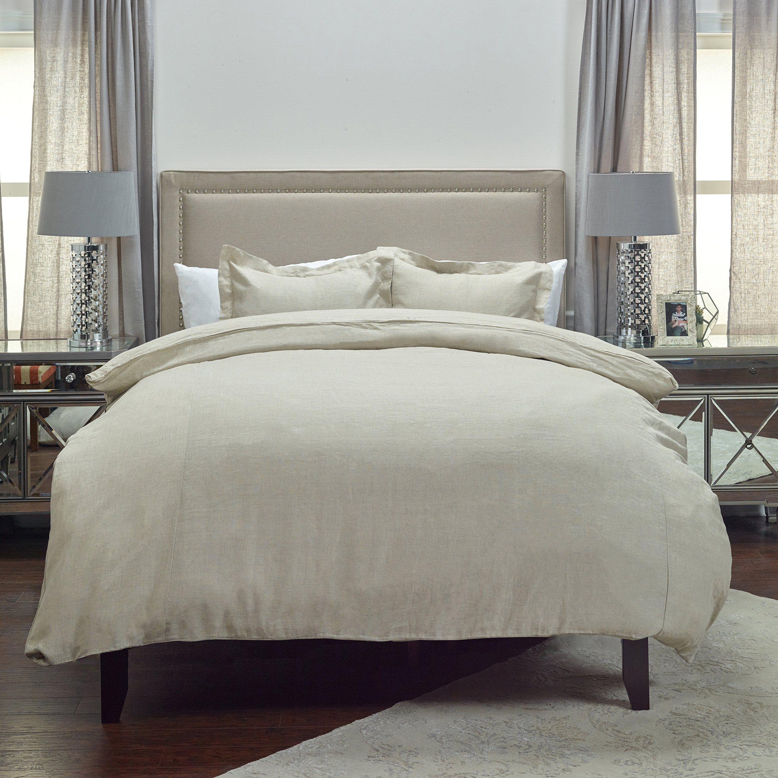 Rizzy Home | BT1759 | Standard Sham | 20"x26" Brown/Neutral/ Solid