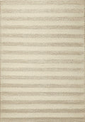 HomeRoots Decor 5 x 7 Wool White Area Rug