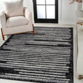 JONATHAN Y MOH207F-4 Khalil Modern Berber Stripe Area Rug, Contemporary, Bohemian, Scandinavian, Minimalistic, Rustic for Living