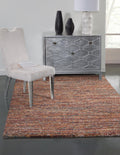 Abacasa Granada Area Rug, 5-Feet 3-Inch By 7-Feet 6-Inch, Red/Brown/Yellow/Orange
