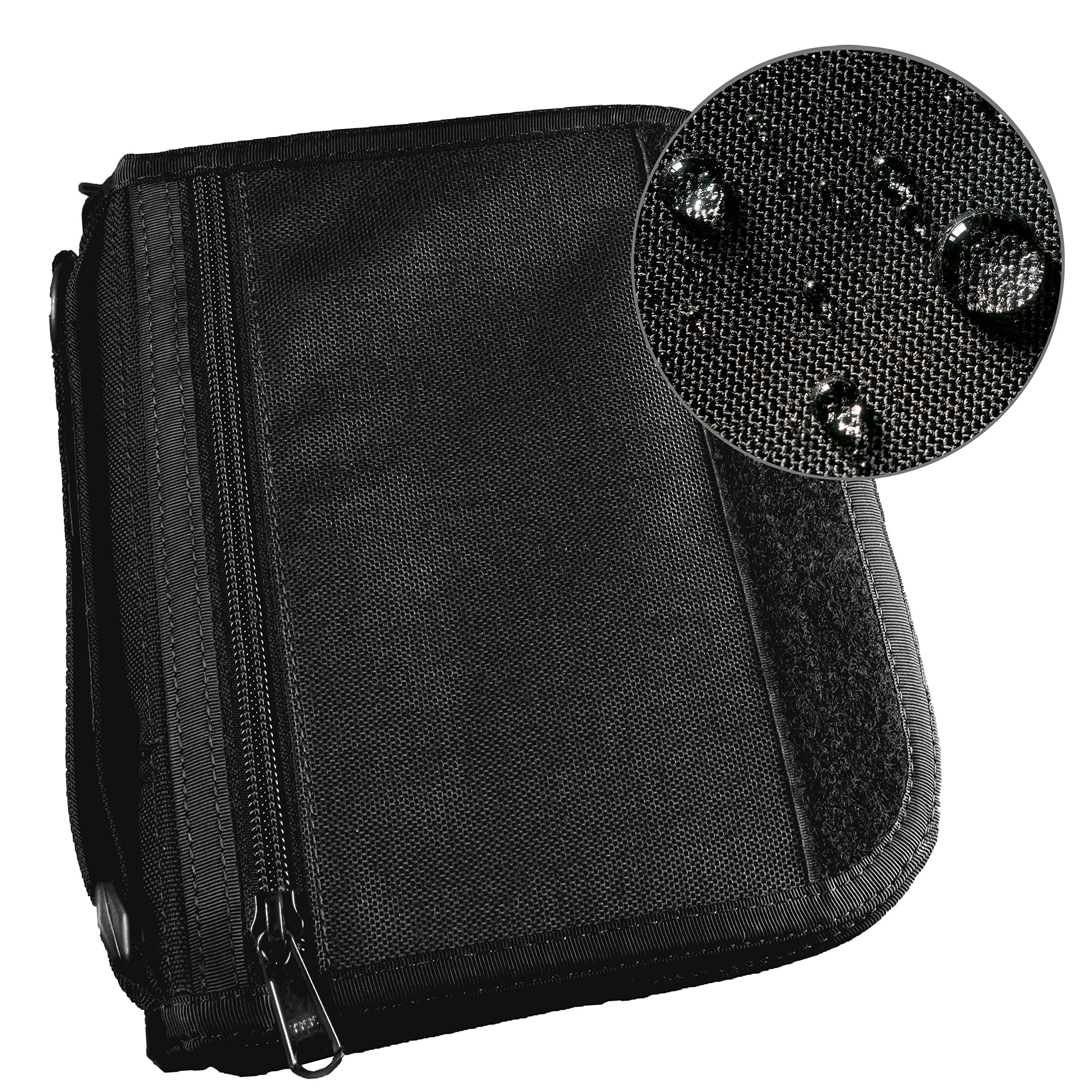Rite In The Rain All-Weather Organizer 7 1/4' X 8 1/2', Weatherproof Starter Field Planner Kit, Black Cordura Fabric Cover, 1'