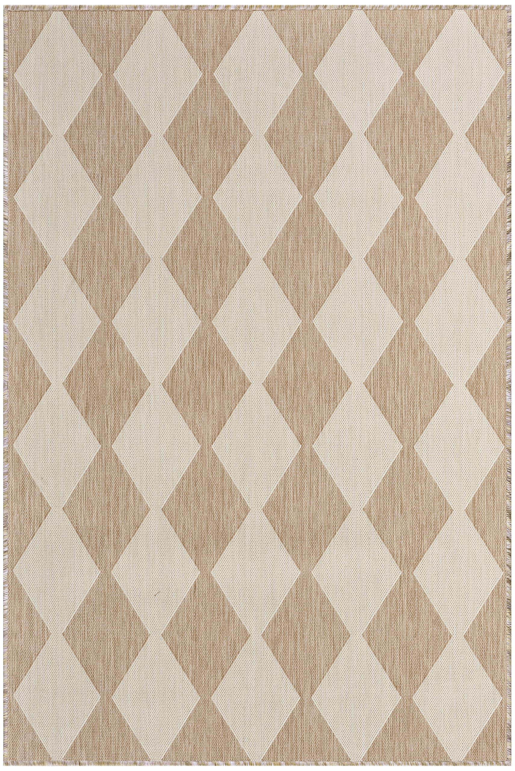 Nourison Positano Indoor/Outdoor Jute 4' X 6' Area Rug, Easy Cleaning, Non Shedding, Bed Room, Living Room, Dining Room, Backyard, Deck, Patio (4X6)
