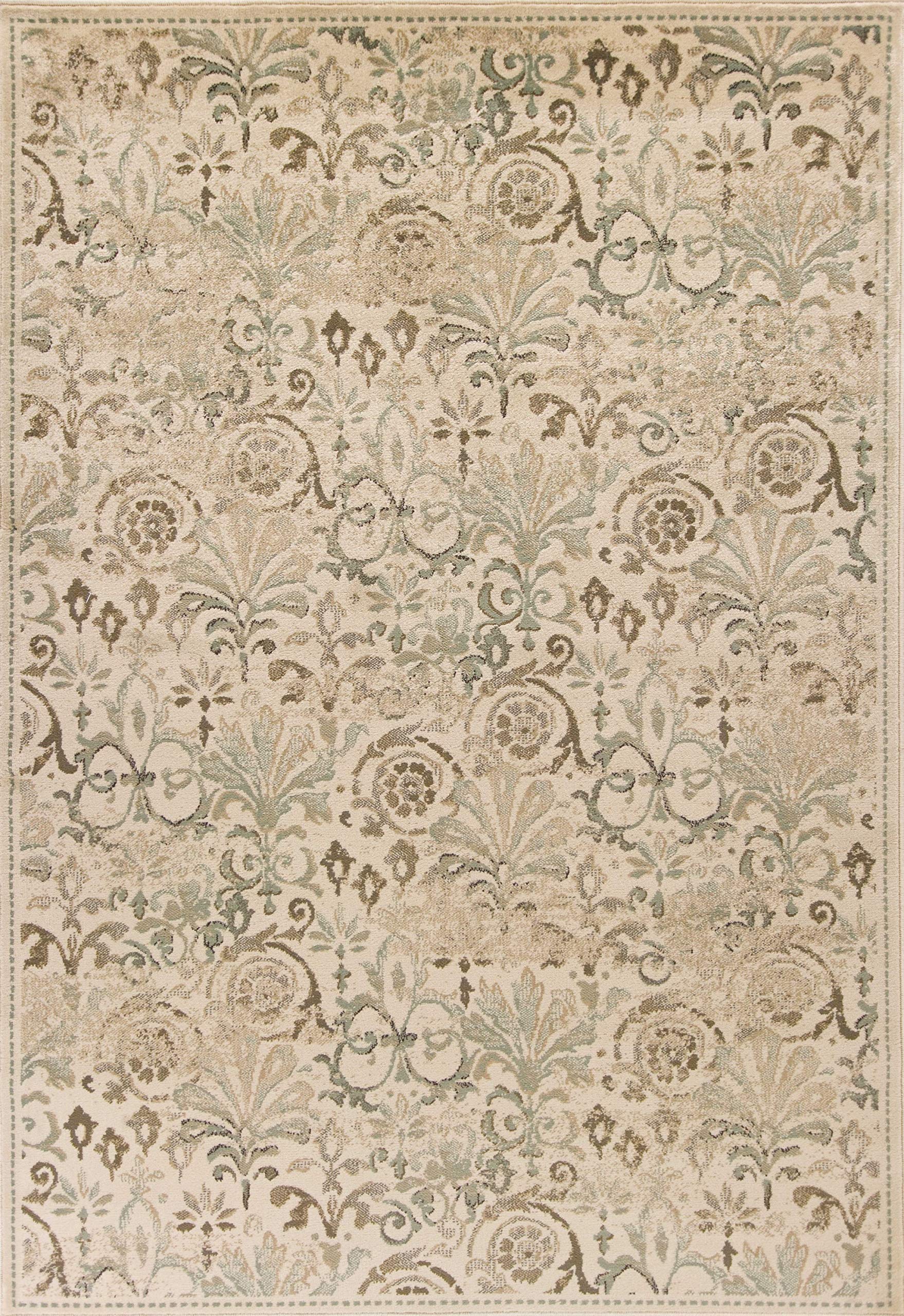 HomeRoots Decor 53-inch x 78-inch Polypropylene Ivory Area Rug