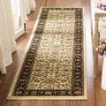 SAFAVIEH Lyndhurst Collection Runner Rug - 23 x 10, Ivory & Black, Traditional Oriental Design, Non-Shedding & Easy Care, Idea
