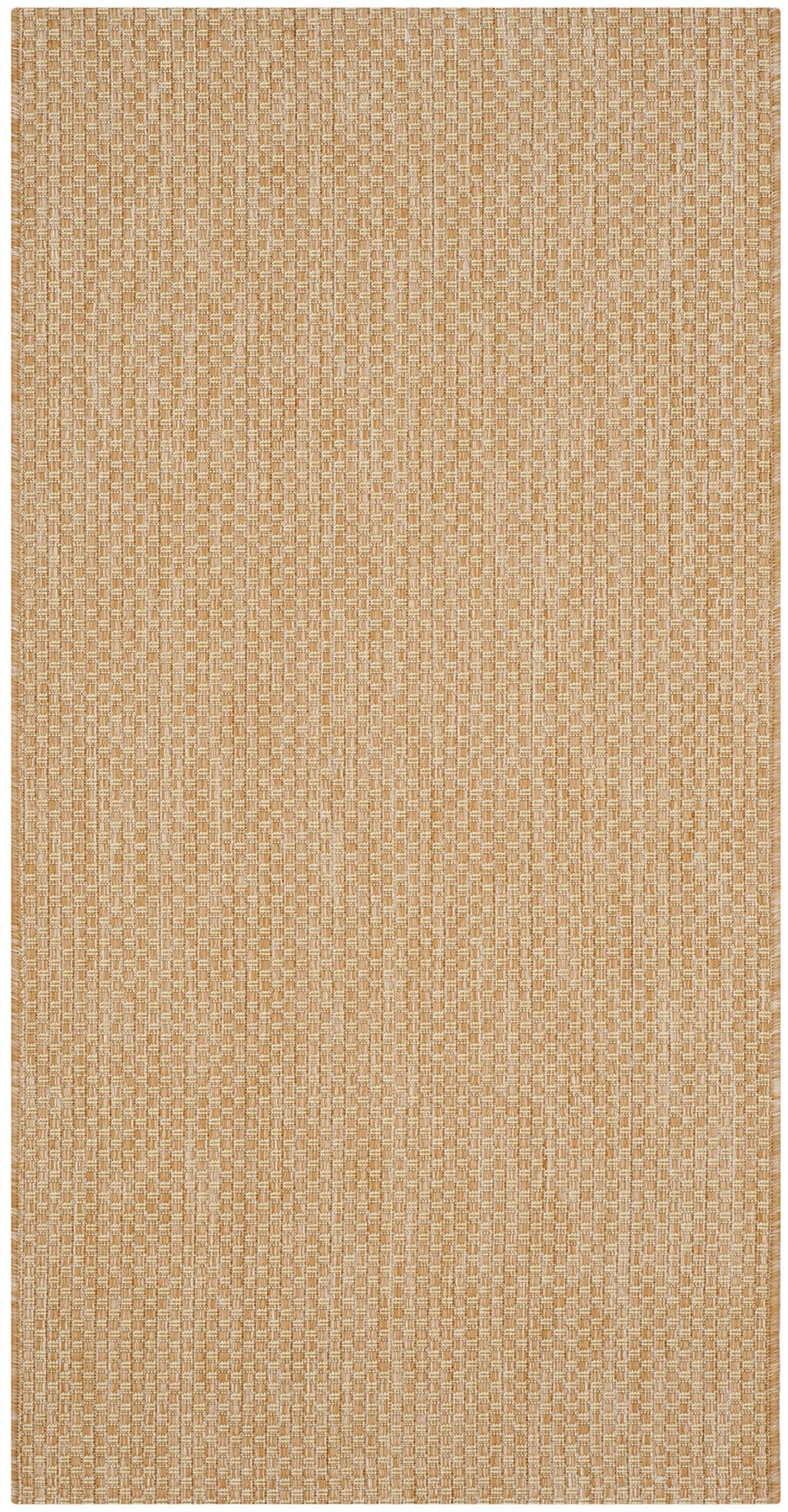 Safavieh Courtyard Collection Accent Rug - 2'3' X 5', Natural & Cream, Non-Shedding & Easy Care, Indoor/Outdoor & Washable-Ideal For Patio, Backyard, Mudroom (Cy8521-03012)