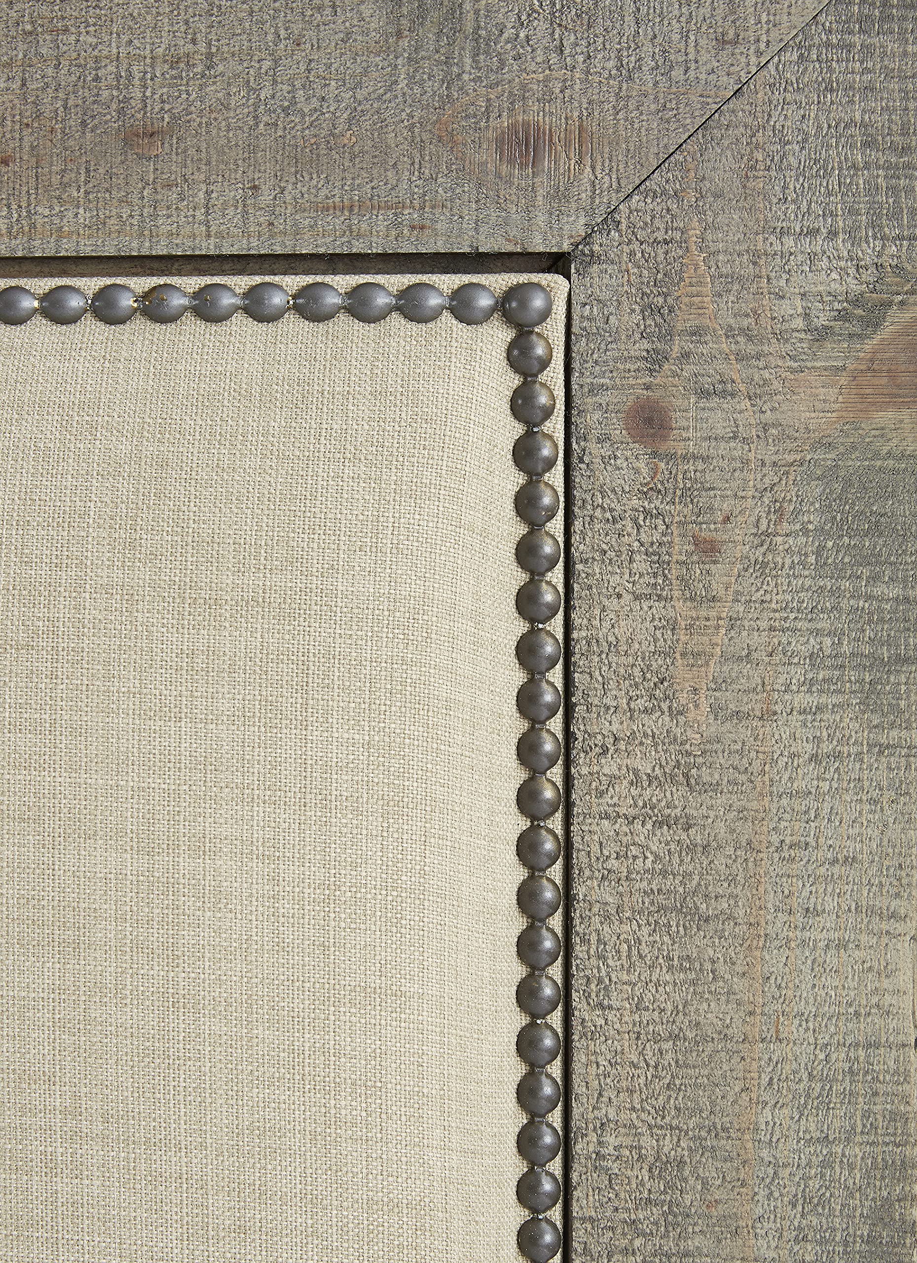 Progressive Furniture King Willow Upholstered Bed, Weathered Gray