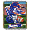 Northwest Boise State Broncos NCAA Woven Tapestry Throw (Home Field Advantage) (48x60)