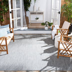 Safavieh Courtyard Collection 10' Square Red/Beige Cy8521 Indoor/Outdoor Non-Shedding Easy Cleaning Patio Backyard Porch Deck Mudroom Area Rug